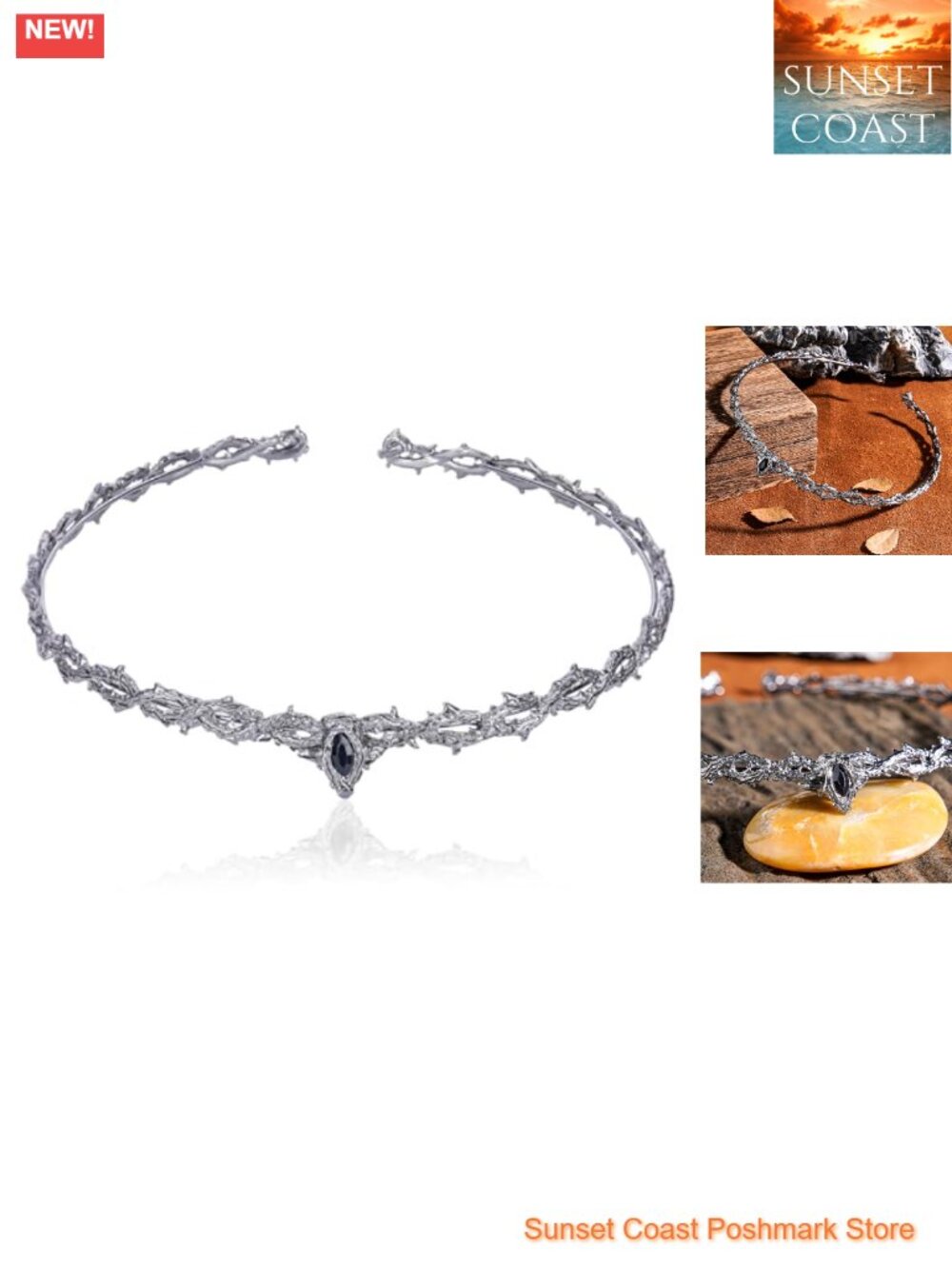 Gothic Thorn Crown Headdress Medieval Cosplay Crown